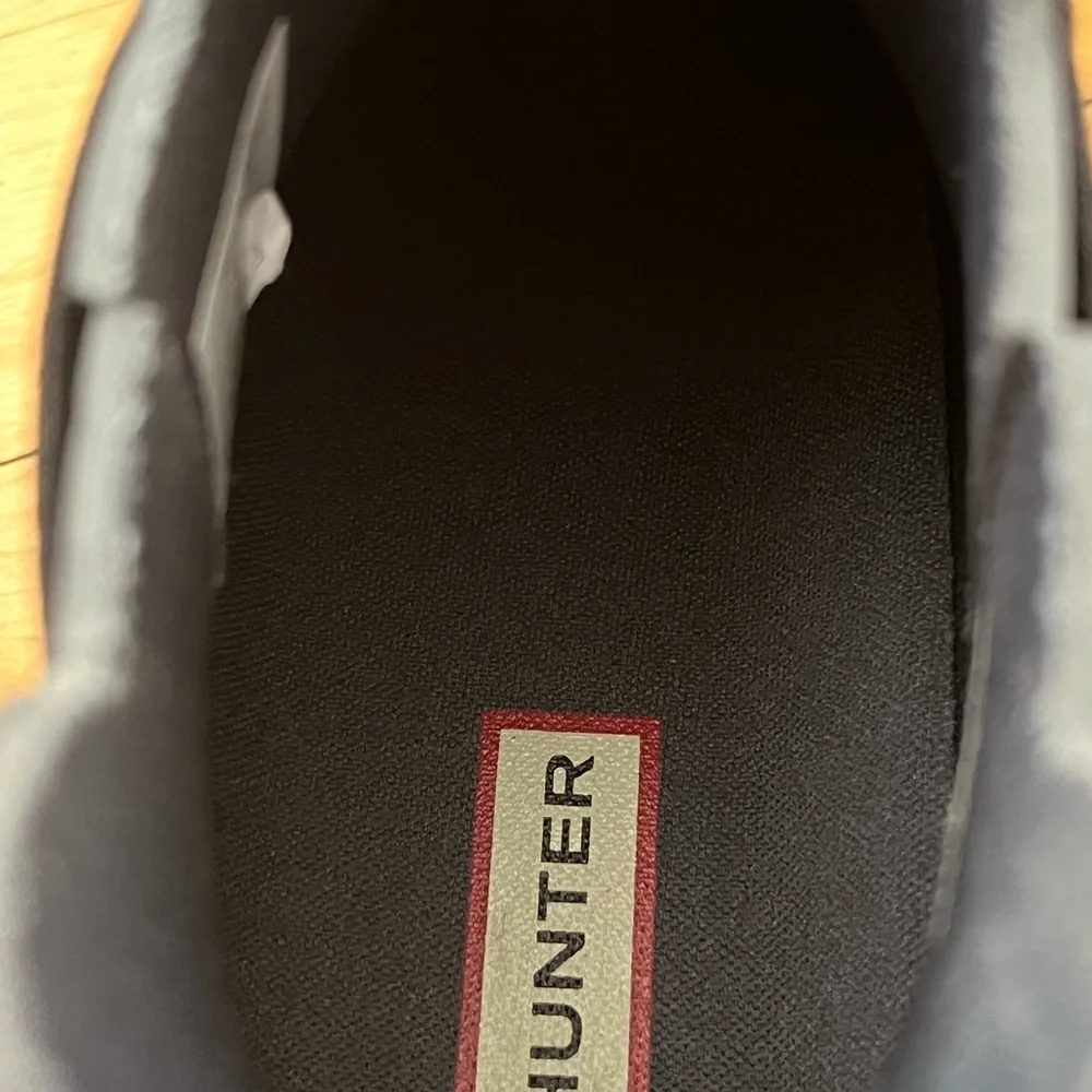 Hunter Black Quilted Ankle Boots NWOT Sz8 - Picture 7 of 7